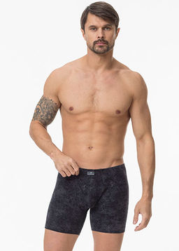 Мужские удлинённые трусы-шорты PMHL-1346 Серый - Pantelemone фото 3