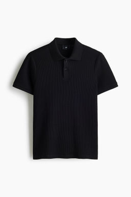 Polo en punto gofrado Slim Fit - H&m фото 2