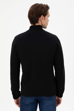 Мужской черный вязаный кардиган Неожиданная скидка в корзине - U.s. polo assn фото 12