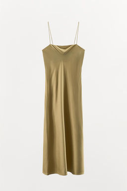 SILK STRAPPY DRESS - Zara фото 5