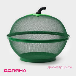 Сито с крышкой для хранения продуктов Доляна «Вкус», d=25 см, МИКС