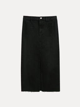 CONTE CON-815 Юбка джинсовая женская washed black - Conte elegant фото 8