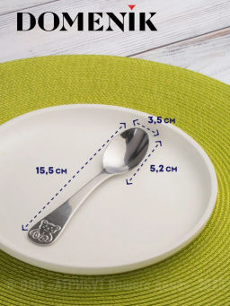 Набор детских столовых приборов HAPPY BEAR 3пр. - Domenik фото 3