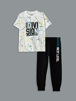 Bisiklet Yaka Erkek ?ocuk Pijama Tak?m?