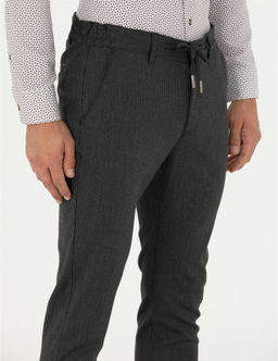 Antrasit Slim Fit Kanvas Pantolon - Pierre cardin фото 5