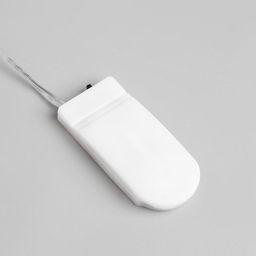 Гирлянда «Мишура» 2 м роса, IP20, серебристая нить, 50 LED, батарейки CR2032×2 (в комплекте), свечение мульти