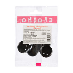 Zlatka Заготовки для броши DC-201/5 2.4 см 5 шт №03 под черный никель  фото 3