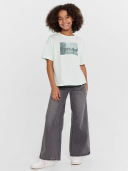 Джинсы для девочек серые - Mark formelle фото 3