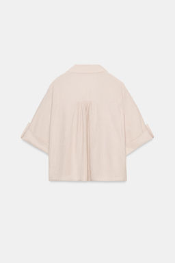 PLEATED DRESS WITH BELT - Zara фото 5
