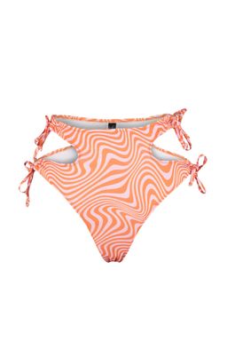Soyut Desenli Cut Out/Pencereli Yuksek Bel Normal Paca Bikini Alt? TBESS23BA00048 - Trendyolmilla фото 7