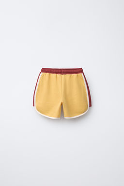 EMBROIDERED PLUSH BERMUDA SHORTS - Zara фото 2