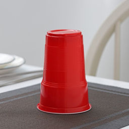 Цена за 100 шт. Стакан одноразовый Факел Экстра, 500 мл, цвет красно-белый - Simaland фото 4