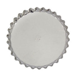 Цена за 5 шт. Форма для выпечки, d=20.6 см, h=2.1 см, малая, жесть, серебристая