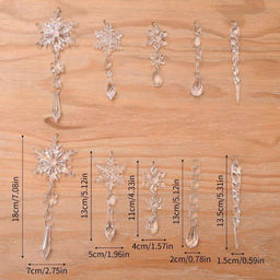 Набор украшений на ёлку 6 подвесок - Family фото 2