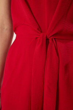 TRENDYOLMILLA Siyah Baglama Detayl? Ask?l? Mini Dokuma Tulum TWOSS22TU0300  фото 4