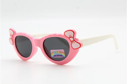 Солнцезащитные очки Feillis Polarized (детские) 66623 40-17-115 розов. с белыми дужками