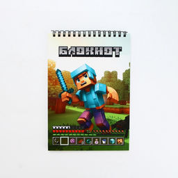 Цена за 3 шт. Блокнот А5, 40 л.. Обложка картон. «Пиксели»
