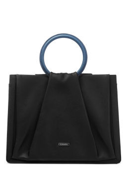 Сумка ELEGANZZA Z8941-8335 black/mist blue  фото 2