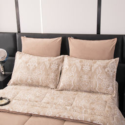 Комплект постельного белья на резинке Сатин Velouria Luxe с Одеялом VLR010 180*200*25;160*200*25;140*200*25 Евро 4 Наволочки