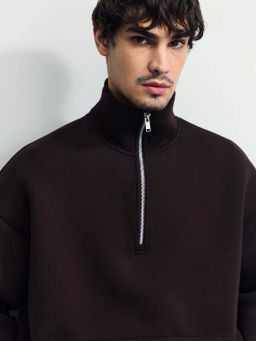 Толстовка на молнии из плотного трикатажа / Zarina  фото 6