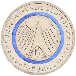 Монета 10 евро 2025 года А Германия На службе общества  Служба технической поддержки