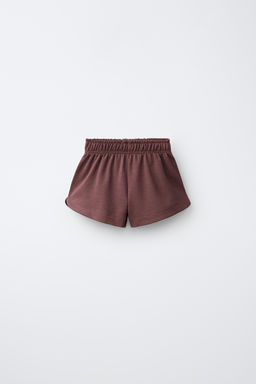 CONJUNTO CAMISETA Y BERMUDA INTERLOCK / Vino - Zara фото 5