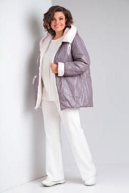 Куртка Diamant 1914-Р беж-какао фото 171