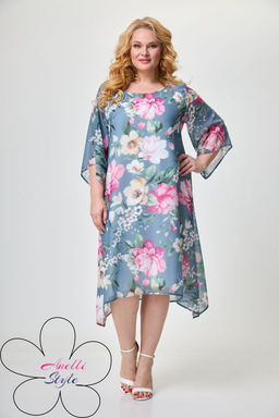 Платье ANELLI 1244 цветок миндаля