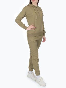 NOH109 KHAKI Костюм спортивный женский (хлопок 90%, полиэстер 10%) - Fashion фото 2