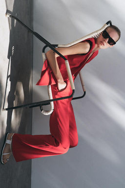 ZW COLLECTION FLARED TROUSERS - Zara фото 4