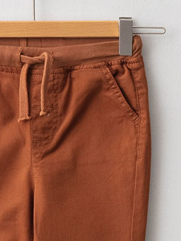 Beli Lastikli Basic Gabardin Erkek Bebek Jogger Pantolon - Waikiki фото 3
