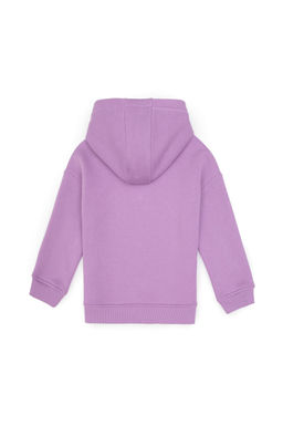 K_z _ocuk Lila _ardonlu Kap__onlu Sweatshirt Sepette S_rpriz _ndirim - U.s. polo assn фото 3