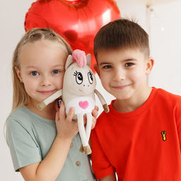 Мягкая игрушка «Лошадка Валентинка», 26 см