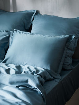 Наволочка SL Home Tencel, 50?70+3 см, серо-голубая, тенсель, эвкалиптовое волокно 100% - Sima-land home фото 5