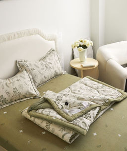 Одеяло MENCY Двухстороннее с простыней на резинке и наволочками ODMENDR013