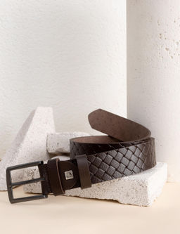 Kahverengi Denim Kemer