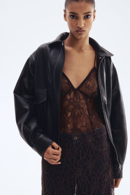 Vestido de encaje con tirantes espagueti - H&m фото 4