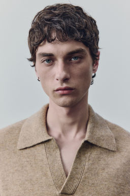 Wool-blend polo jumper - H&m фото 8