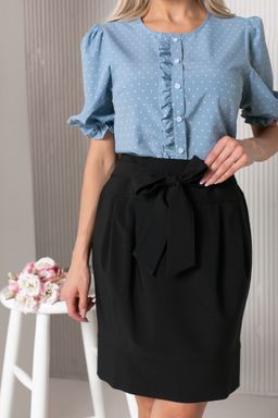 VALENTINA Юбка Колокол №1 с поясом  фото 3