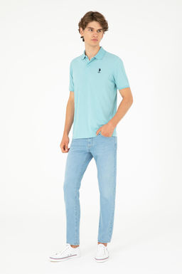 Мужская мятная футболка - U.s. polo assn фото 4