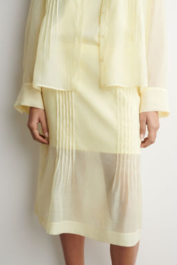 FALDA TRANSPARENTE CON DETALLE DE PLIEGUES - H&m фото 4