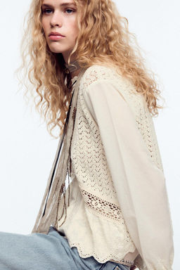 MATCHING POINTELLE KNIT TOP - Zara фото 4