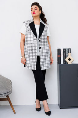Жилет Romanovich Style 5-2651 белый/черный фото 2