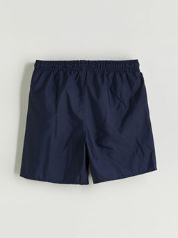 Beli Lastikli Barcelona Bask?l? Erkek ?ocuk Deniz ?ortu