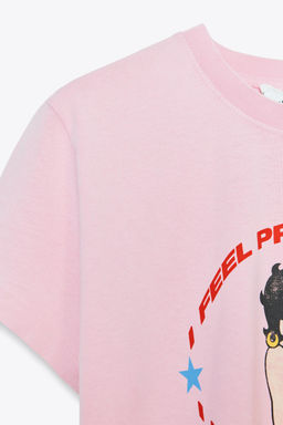 WASHED-EFFECT BETTY BOOP® T-SHIRT - Zara фото 7