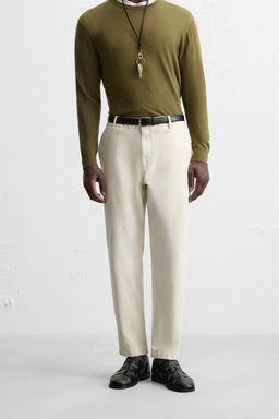 TWILL CHINO TROUSERS - Zara фото 2