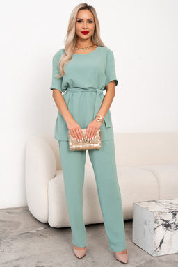 Костюм брючный (мята) К11-90/3 - Николь фото 5
