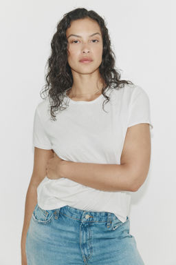 Camiseta con borde enrollado - H&m фото 8