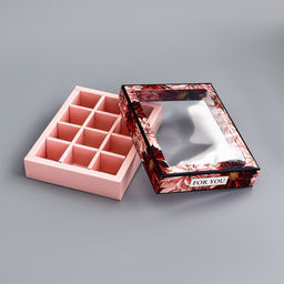 Цена за 3 шт. Коробка складная для 12 конфет Презент, 19?15?3.6 см