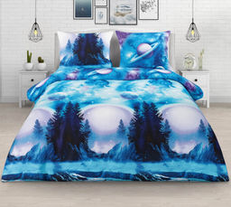 Наволочки (2 шт) бязь Вселенная